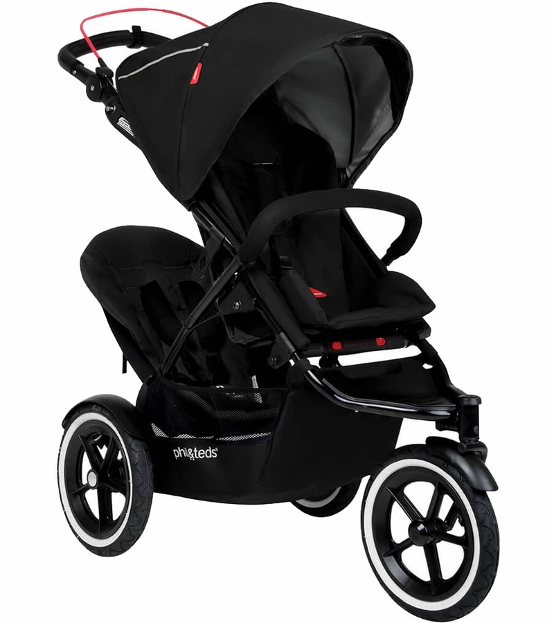 Phil & Teds Sport Double Stroller Black