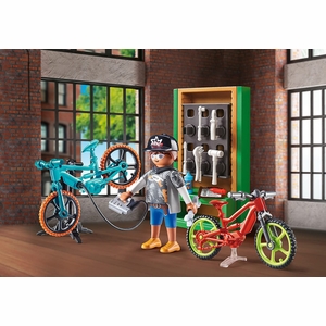 Playmobil Bike Workshop Gift Set