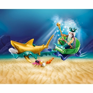 Playmobil King of the Sea with Shark Carriage