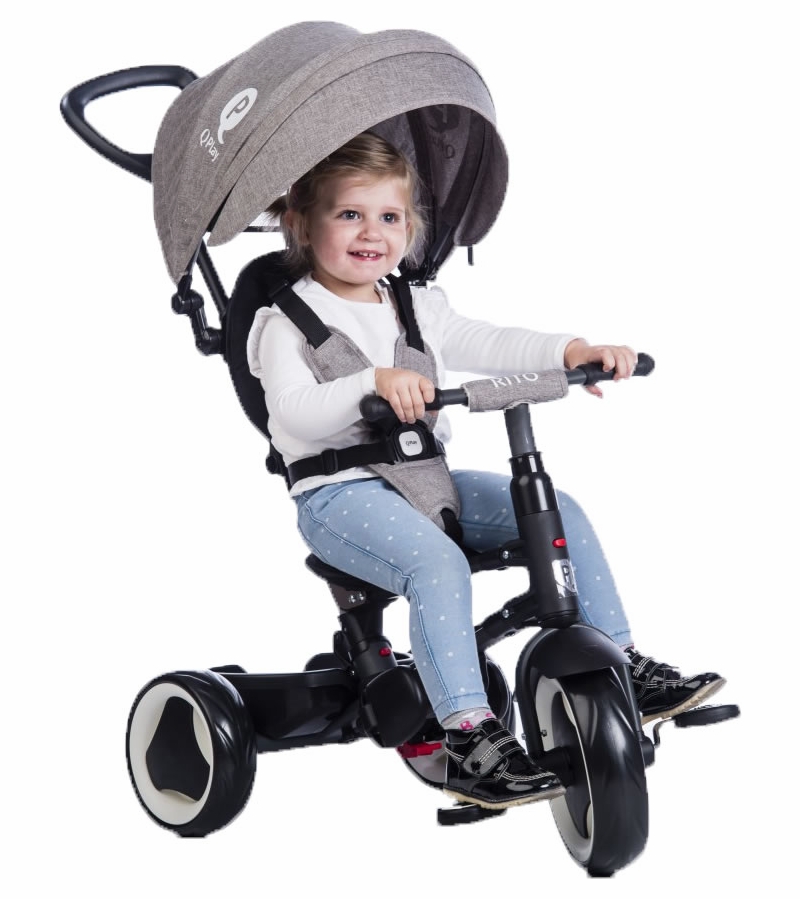 Q Play Rito Folding Trike Black