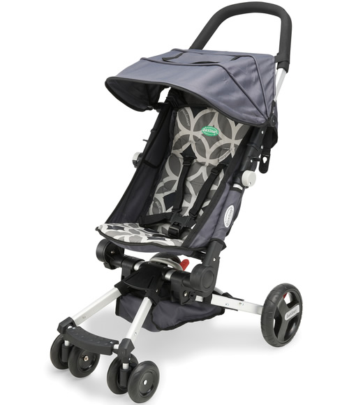QuickSmart Easy Fold Compact Stroller in Geometric Grey