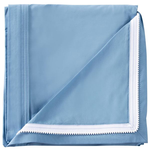 QuickZip Crib Zipper Sheet Blue