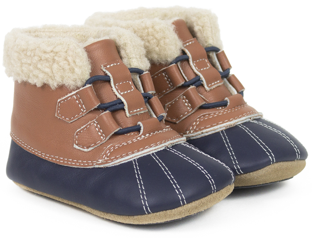 Robeez First Kicks Boots Connor - Rust, months