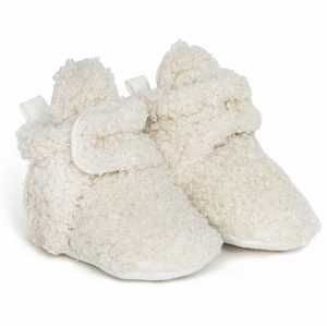 Robeez Snap Boots - Sherpa Ivory, 3-6 months