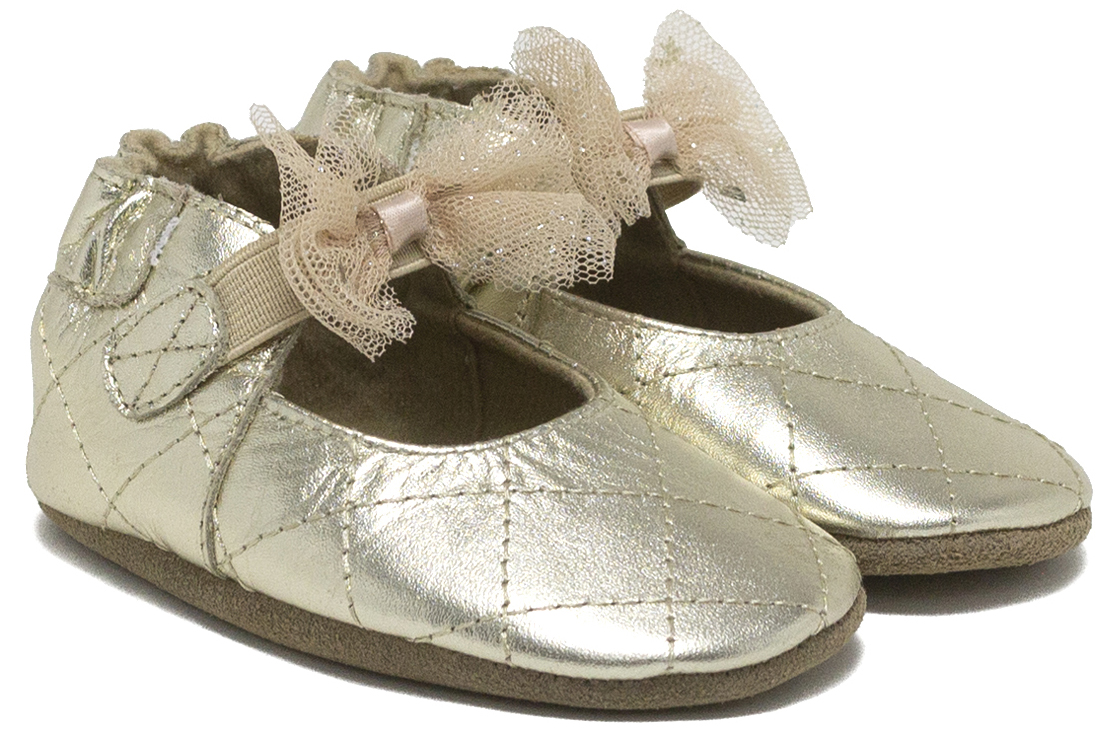 Robeez Soft Soles Winnie - Gold, months