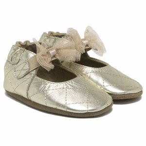 Robeez Soft Soles Winnie - Gold, 12-18 months
