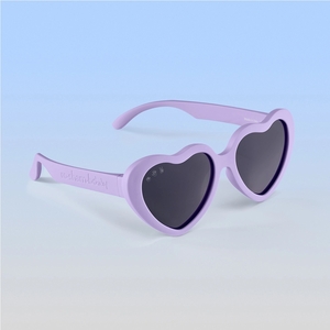 Roshambo Eyewear Polarized Baby Sunglasses - Heart - Lilac / Grey (0-2 years)