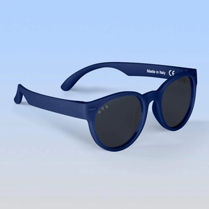 Roshambo Eyewear Polarized Toddler Sunglasses - Simon Rounds - Navy / Grey (2-4 years)