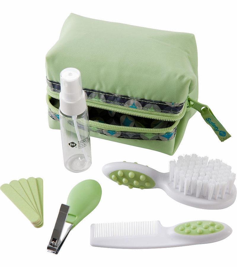 Safety 1st Baby's 1st Grooming Kit, 10pc Spring Green