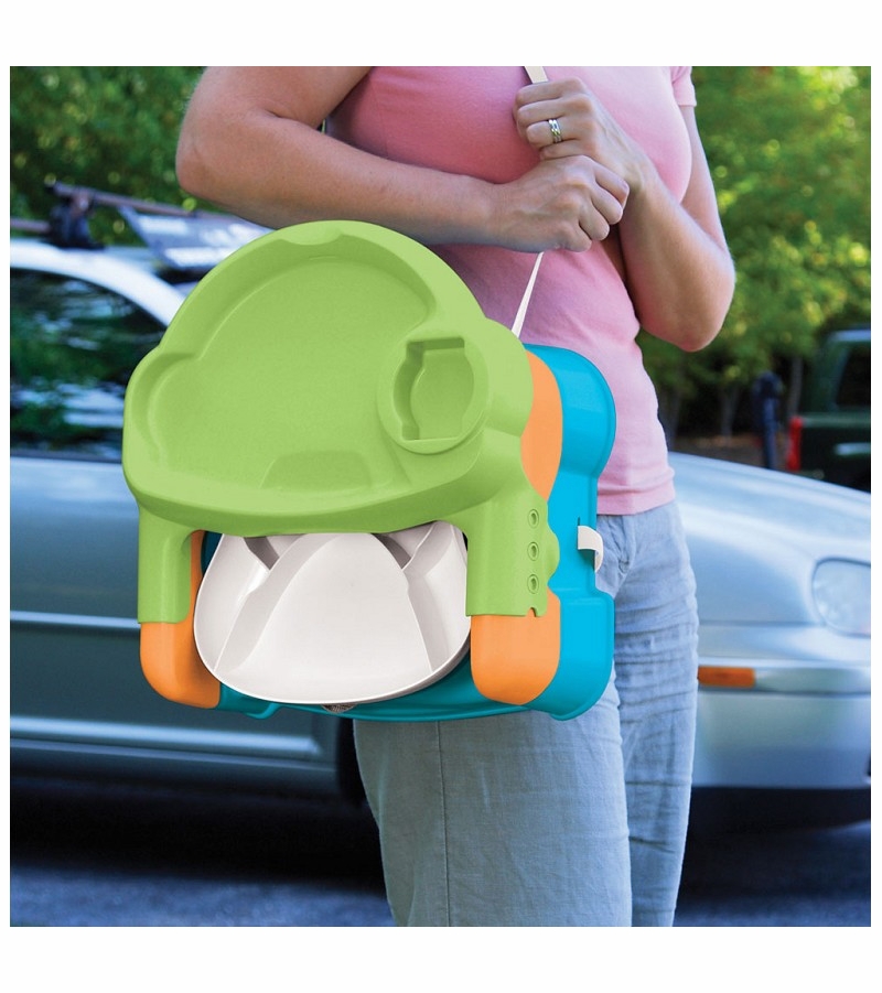 Safety 1st Sit Snack & Go Convertible Portable Booster Chair Brights