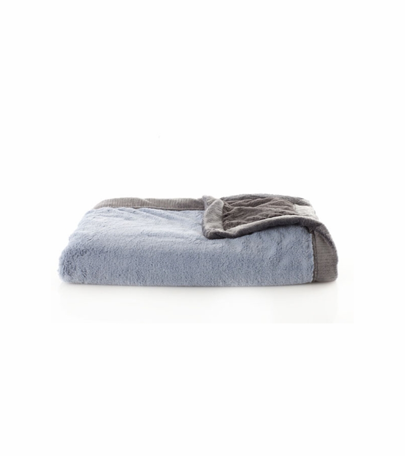 Saranoni Lush/Lush Receiving Blanket Slate/Charcoal