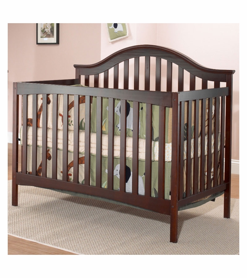 SB2 Lynn Crib with Toddler Rail in Merlot