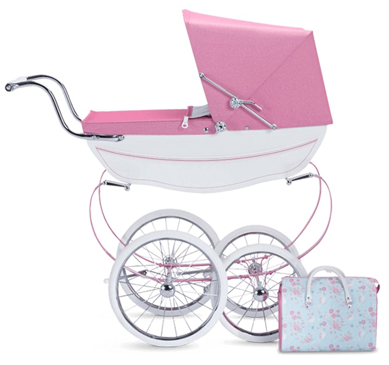Silver Cross Doll's Pram & Bag Set Blossom