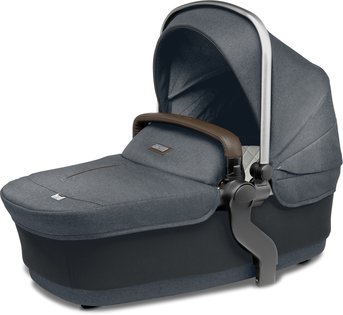 Silver Cross Wave Bassinet - Slate