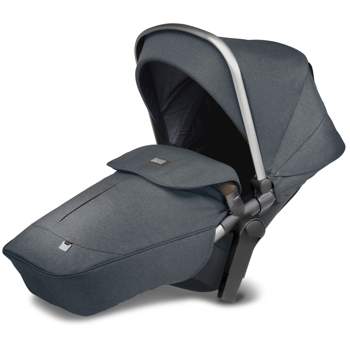 Silver Cross Wave Tandem Seat Slate