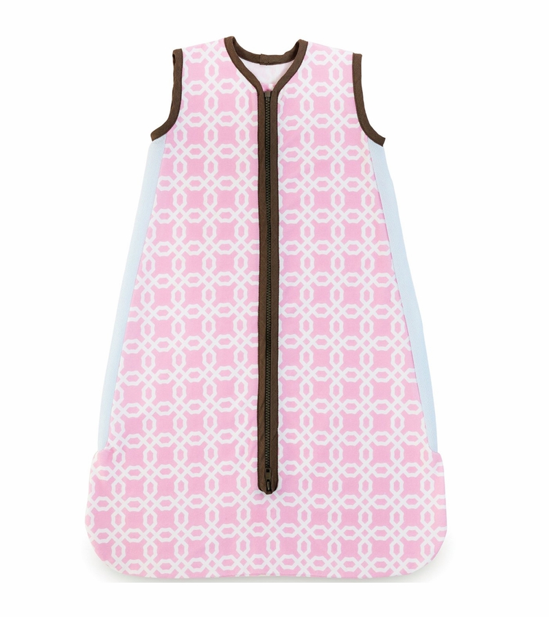 Skip Hop Complete Sheet 4 Piece Crib Set Pink Lattice