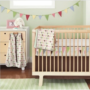 Skip Hop Complete Sheet 4-Piece Set - Pretty Pennant