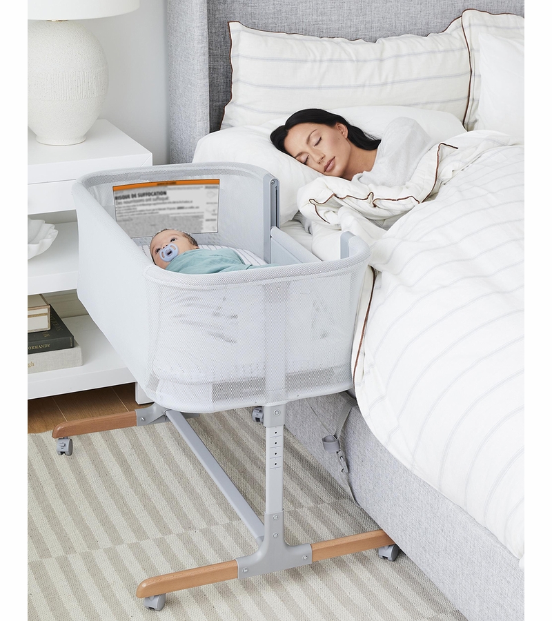 Skip Hop CozyUp 2in1 Bedside Sleeper & Grey