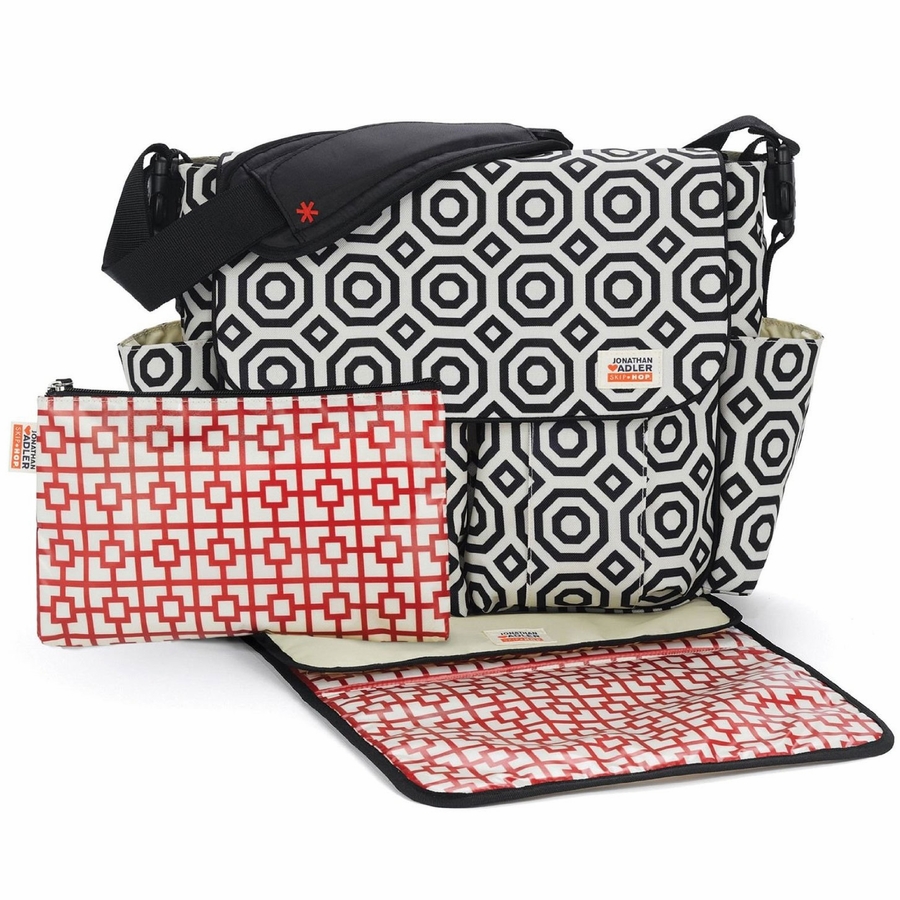 Skip Hop Dash Diaper Bag Jonathan Adler Nixon Black