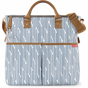 Skip Hop Duo Special Edition Diaper Bag - Blueprint Stripe