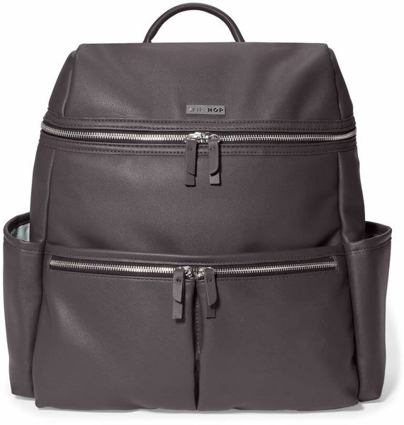 Skip Hop Flatiron Backpack Diaper Bag Brown