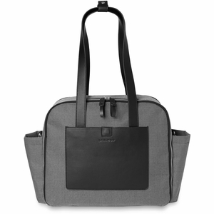 Skip Hop Madison Square Diaper Tote - Black/White Grid