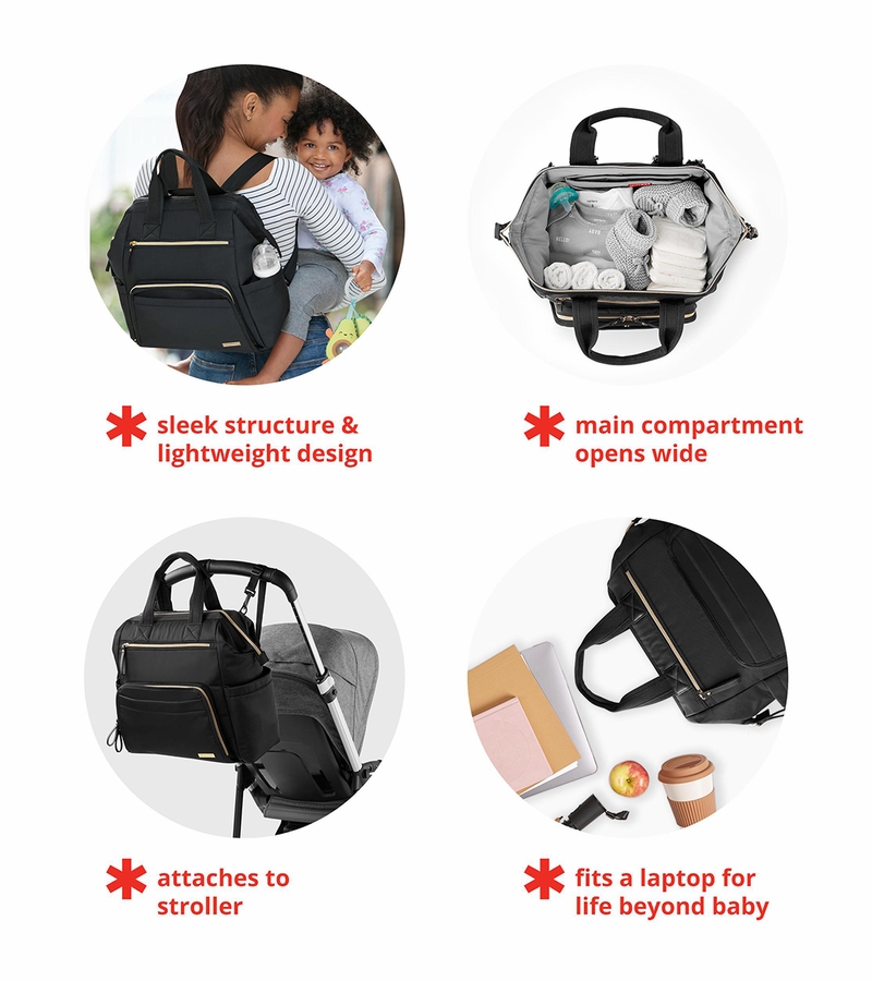 Skip Hop Mainframe Diaper Backpack Midnight Navy