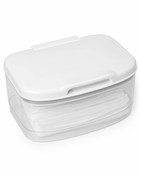 Skip Hop Nursery Style Wipes Holder - White