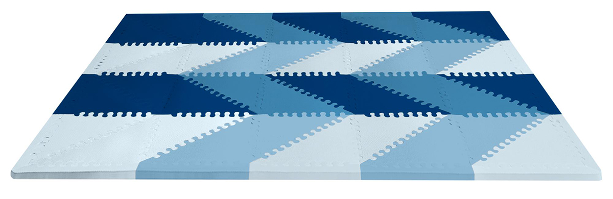 Skip Hop Playspot Geo Foam Floor Tiles - Blue Ombre