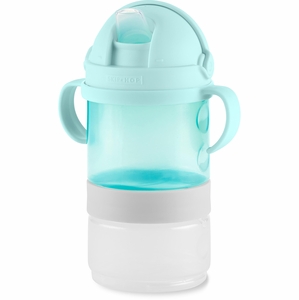 Skip Hop Sip To Snack 2-in-1 Set - Teal / Grey
