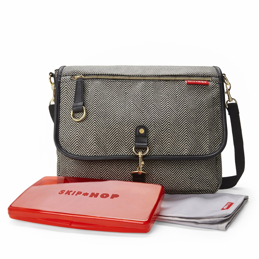 Skip Hop Soho Diaper Clutch Herringbone