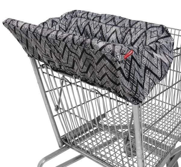 Skip Hop Take Cover Shopping Cart Cover Zig Zag Zebra