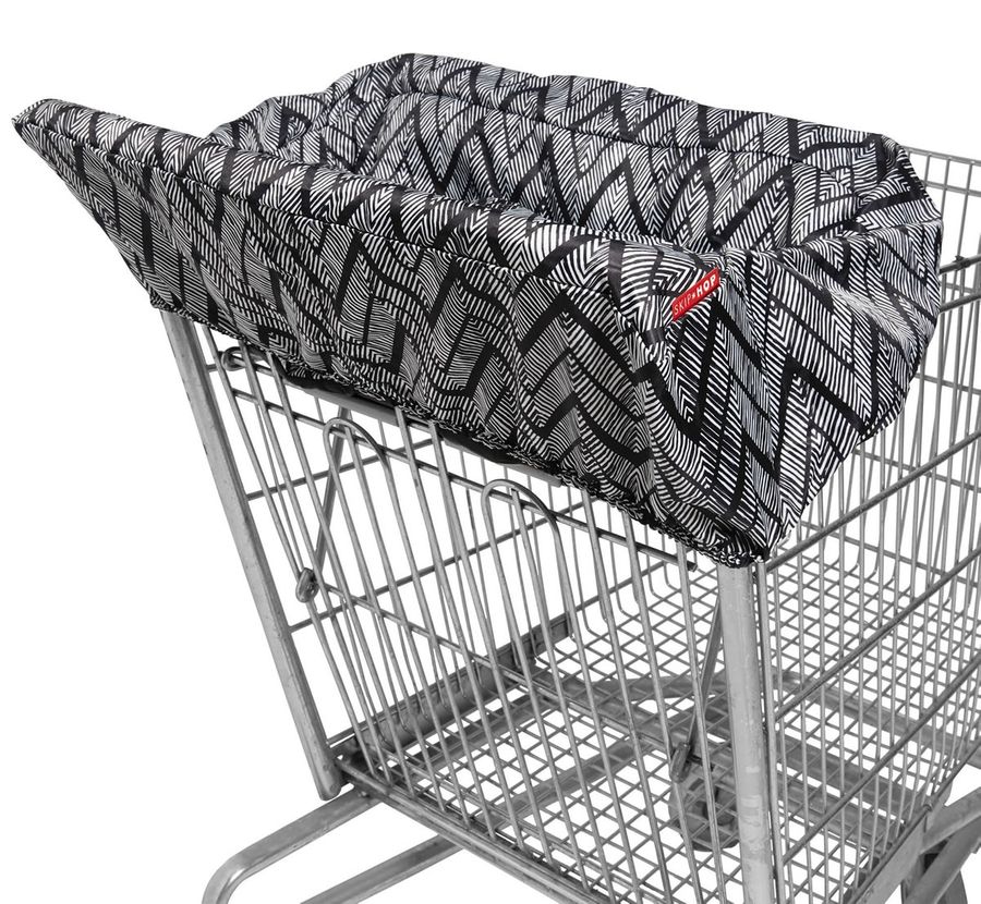 Skip Hop Take Cover Shopping Cart Cover Zig Zag Zebra
