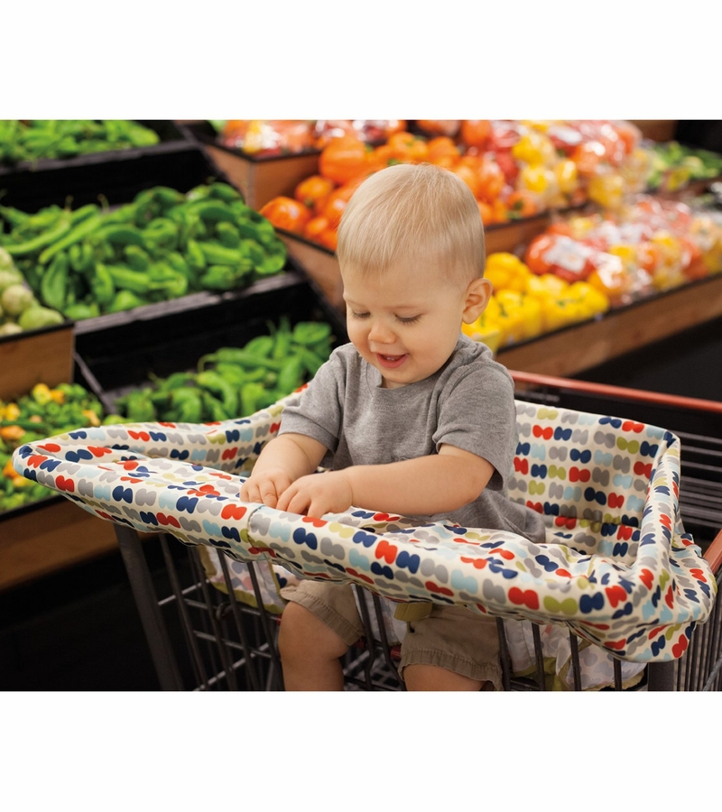 Skip Hop Take Cover Shopping Cart/High Chair Cover Double Dots