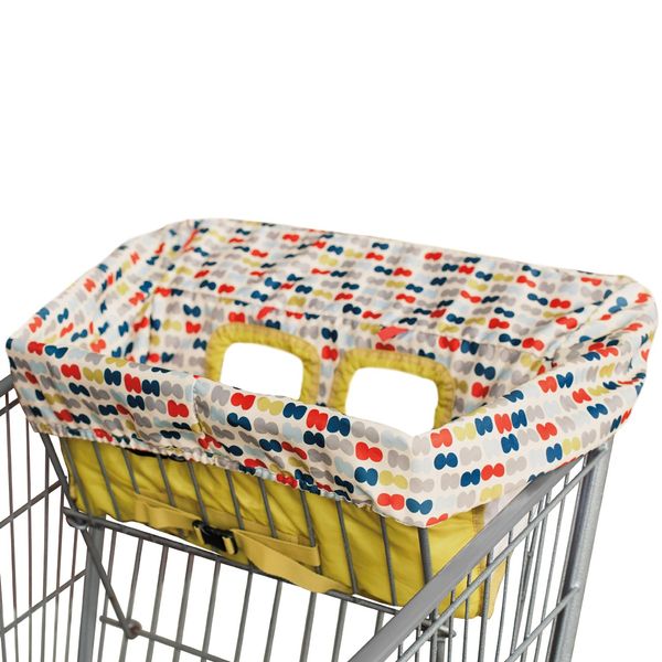 Skip Hop Take Cover Shopping Cart/High Chair Cover Double Dots