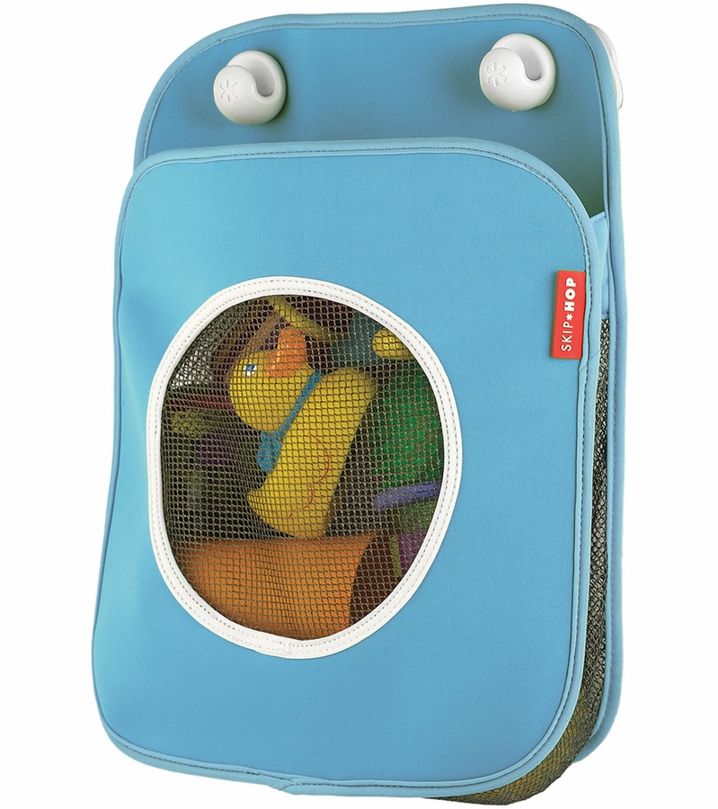 Skip Hop Tubby Bath Toy Organizer Sky Blue