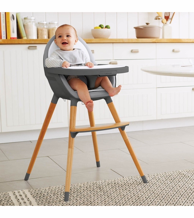 Skip Hop Tuo Convertible High Chair Charcoal Grey