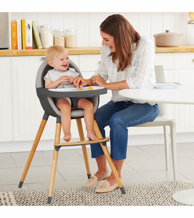 Skip Hop Tuo Convertible High Chair Charcoal Grey