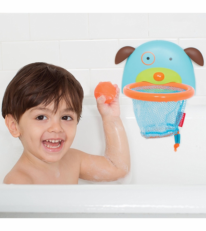 Skip Hop Zoo Bathtime Basketball Bath Toy Dog