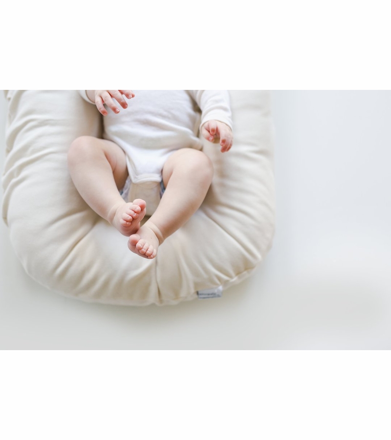 Snuggle Me Infant Lounger Cover Natural