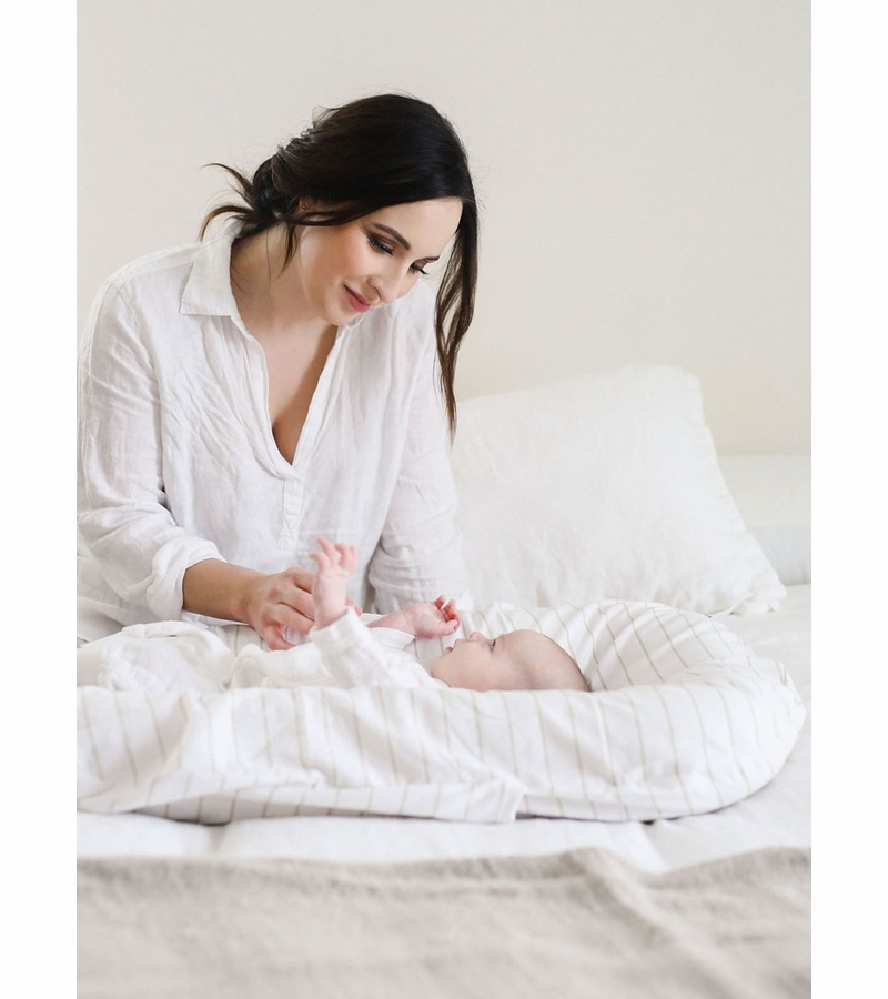 Snuggle Me Organic Lounger & Cover Cottage Linen