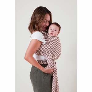 Solly Baby Wrap - Mocha Chequer