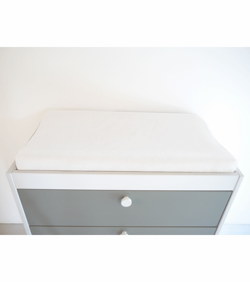 Spot On Square Organic Changing Pad Cover White