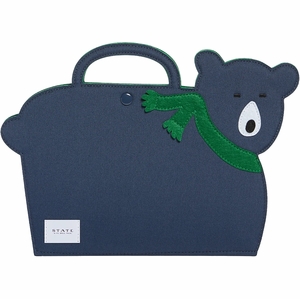 State Bags Harbor Artfolio Art Set - Green/Navy