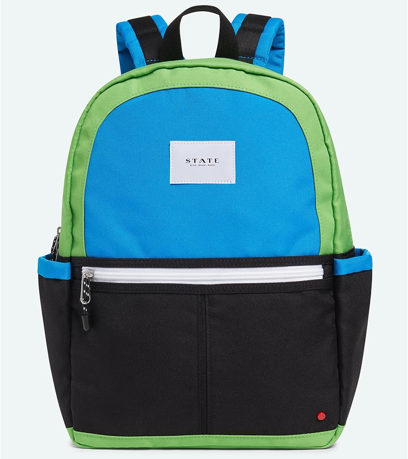 State Bags Kane Backpack Diaper Bag Black/Green