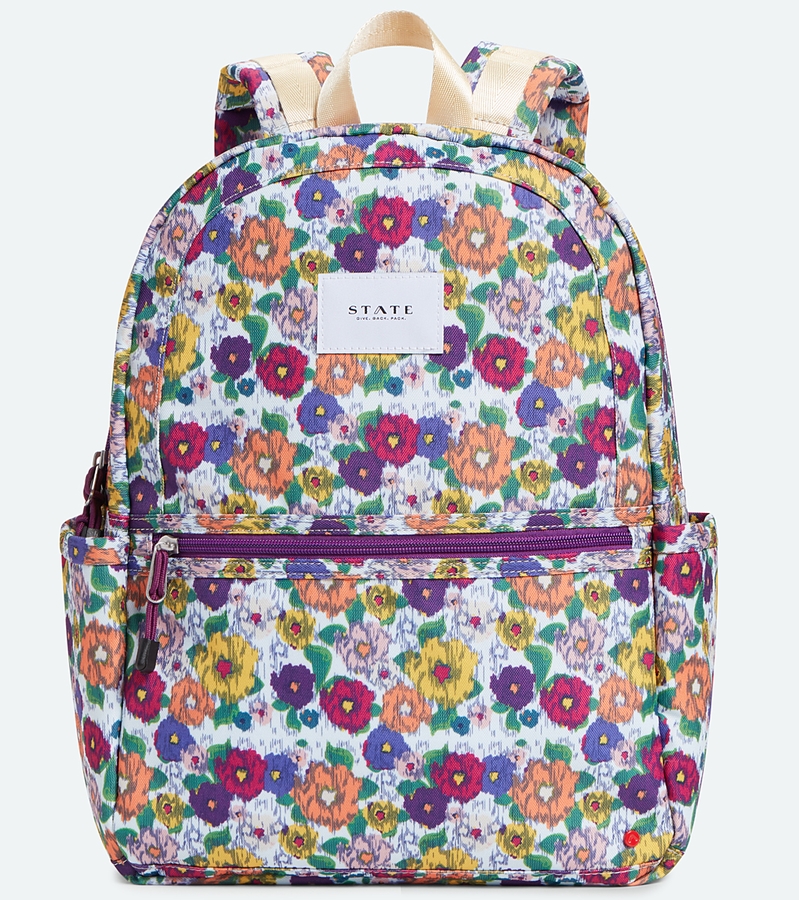 State Bags Kane Backpack Diaper Bag Ikat Floral
