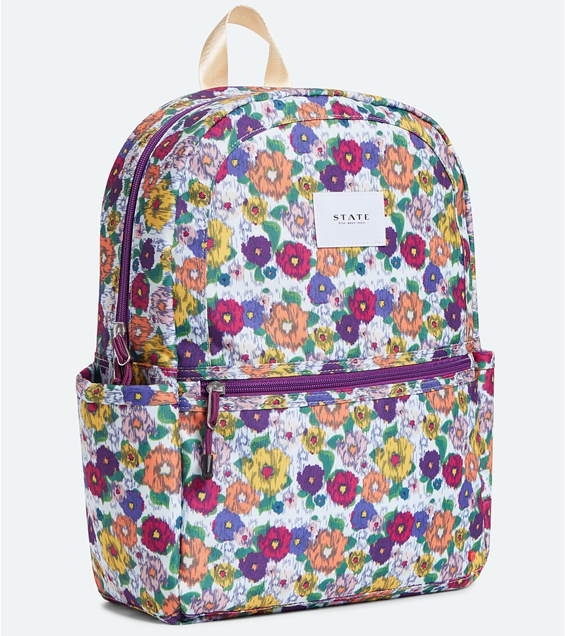State Bags Kane Backpack Diaper Bag Ikat Floral