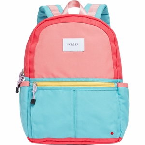 State Bags Kane Backpack Diaper Bag - Pink/Mint