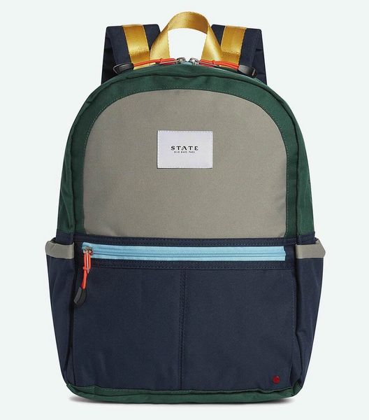 State Bags Kane Kids Backpack Green/Navy