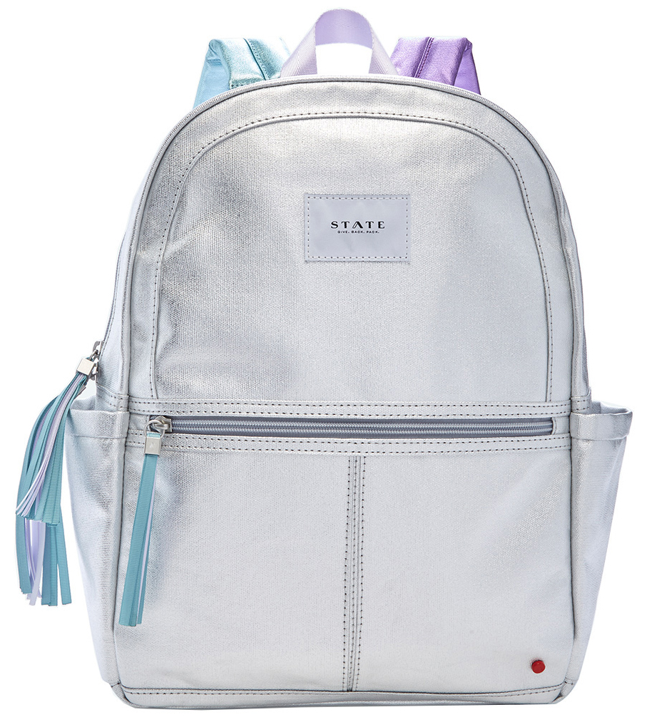 State Bags Kane Kids Backpack Silver Multi